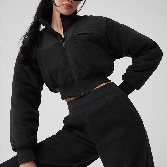 ALO Yoga | Jackets & Coats | Alo Yoga Polar Fleece Cropped